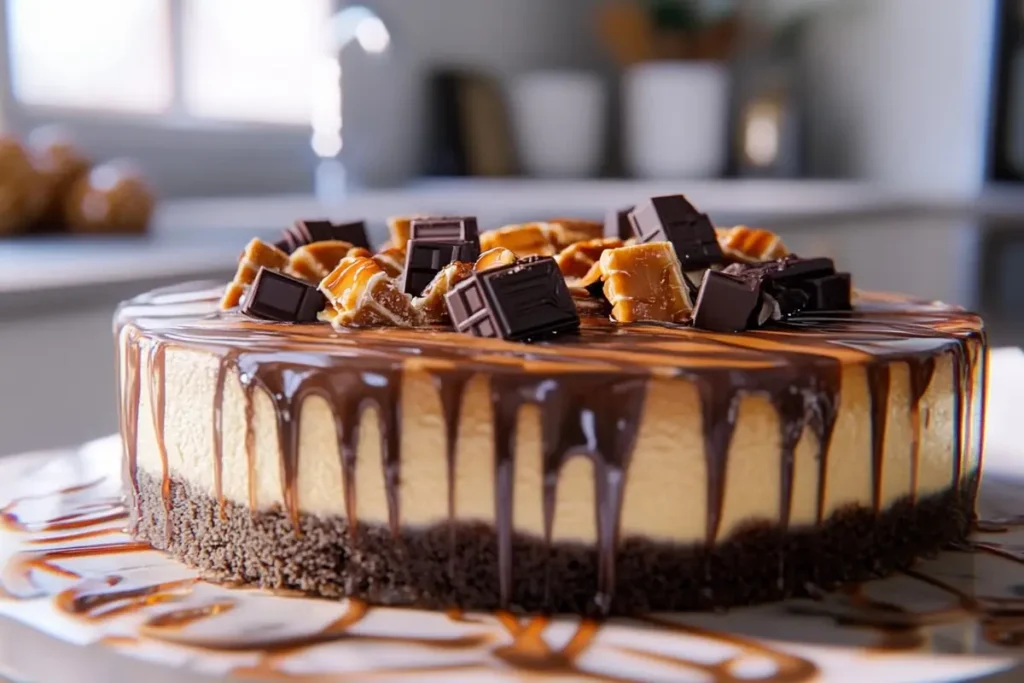 Reese's Caramel Cheesecake