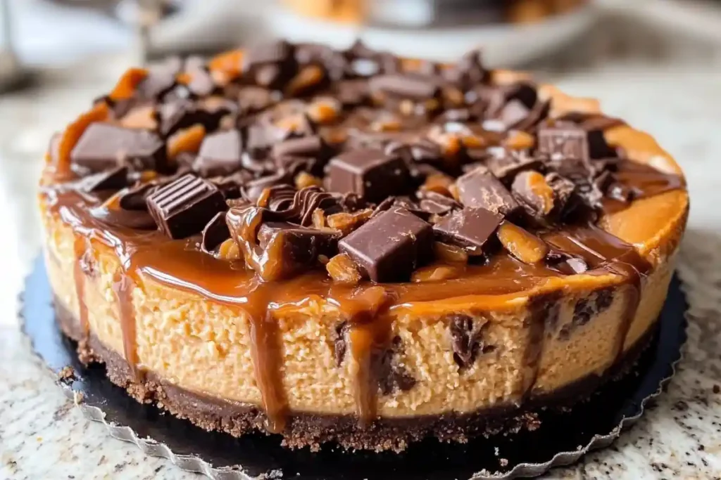 Reese's Caramel Cheesecake