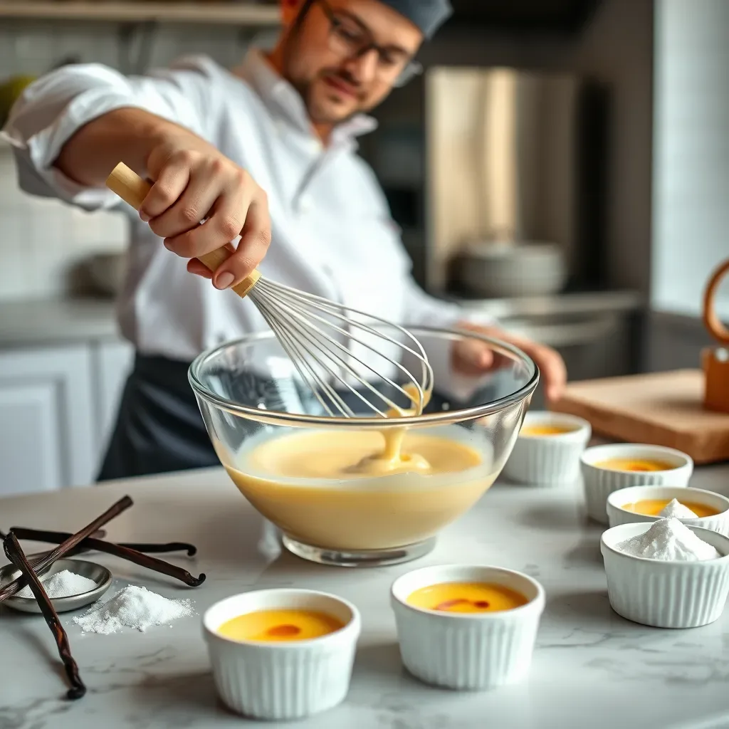 How to make a crème brûlée top with a perfectly smooth custard base.