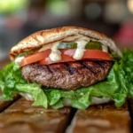 What to do with burger patties without buns in lettuce wraps