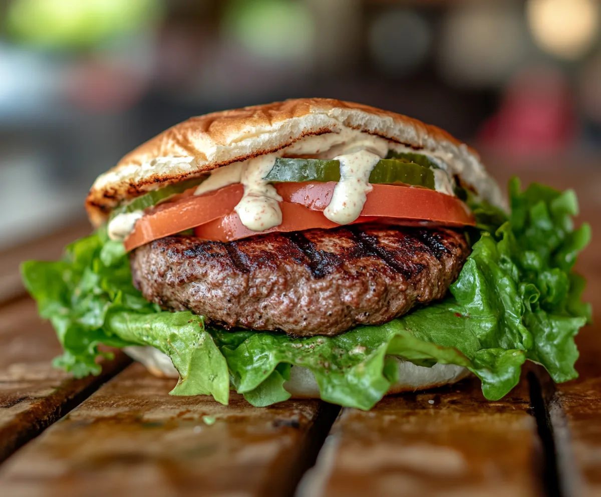 What to do with burger patties without buns in lettuce wraps