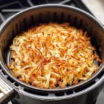 How long do hash browns take from frozen cooked in an air fryer