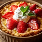 Strawberry Cheesecake Dump Cake