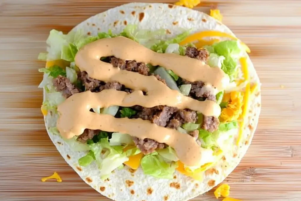 preparation 1 - Big Mac Wrap Recipe: A Delicious Twist on a Classic