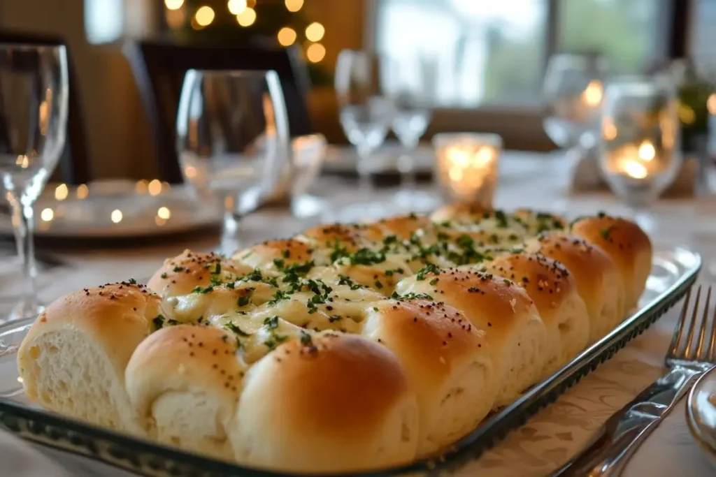 Hawaiian Roll Garlic Bread